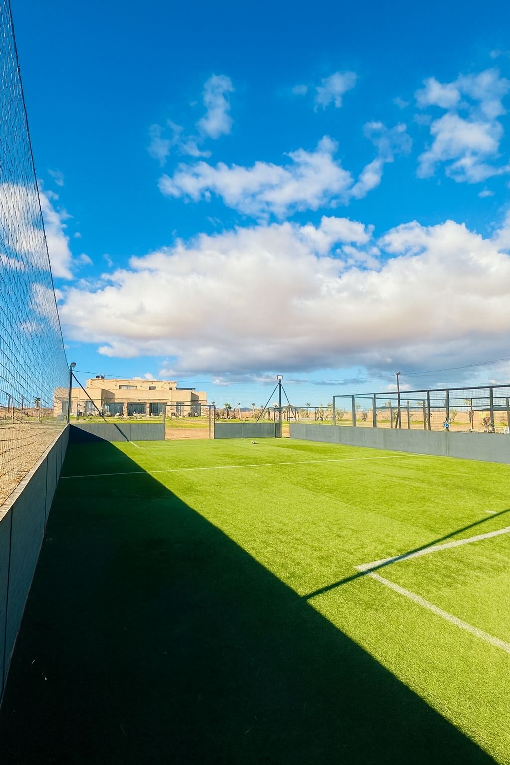 Terrain de foot synthétique